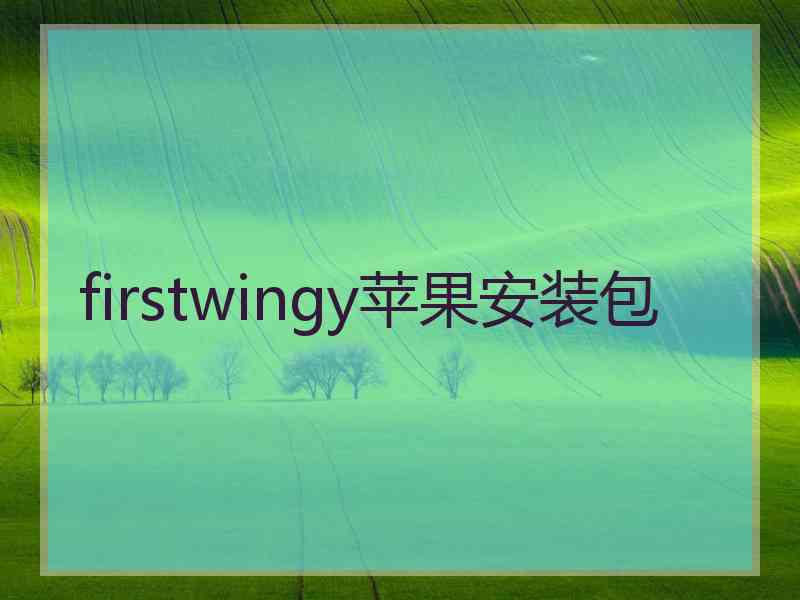 firstwingy苹果安装包